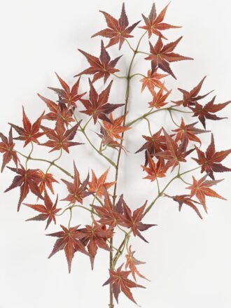 Artificial Plant 33*73cm Maple leaf *3 single stem GS-71223005-O3 Leaves&Sprays&Foliages 3,000+ sqm showroom with thousands of artificial flowers, plants & trees ready for global sourcing.