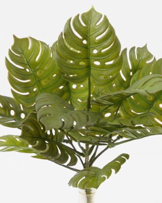Artificial Plant 17*17*26cm Monstera bush GS-29223001 Leaves&Sprays&Foliages YeahFlower is one of Chinese leading OEM manufacturers and exporters , supplying the silk flowers, wholesale artificial trees