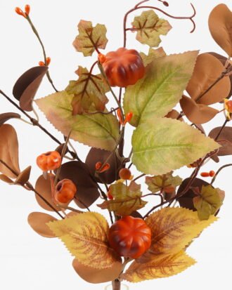 Artificial Plant 20*20*40cm Pumpkin *3 bush GS-71423002 Leaves&Sprays&Foliages YeahFlower is one of Chinese leading OEM manufacturers and exporters , supplying the silk flowers, wholesale artificial trees