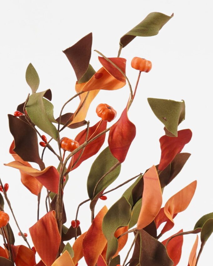 Artificial leaves 28*28*60cm Pumpkin *4 bush GS-71423006 Leaves&Sprays&Foliages YeahFlower is one of Chinese leading OEM manufacturers and exporters , supplying the silk flowers, wholesale artificial trees