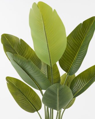 Artificial Tree 50*50*116cm Sterlitzia *3 in PP pot/9 lvs GS-48523017KD Tree&Plant YeahFlower is one of Chinese leading OEM manufacturers and exporters , supplying the silk flowers, wholesale artificial trees