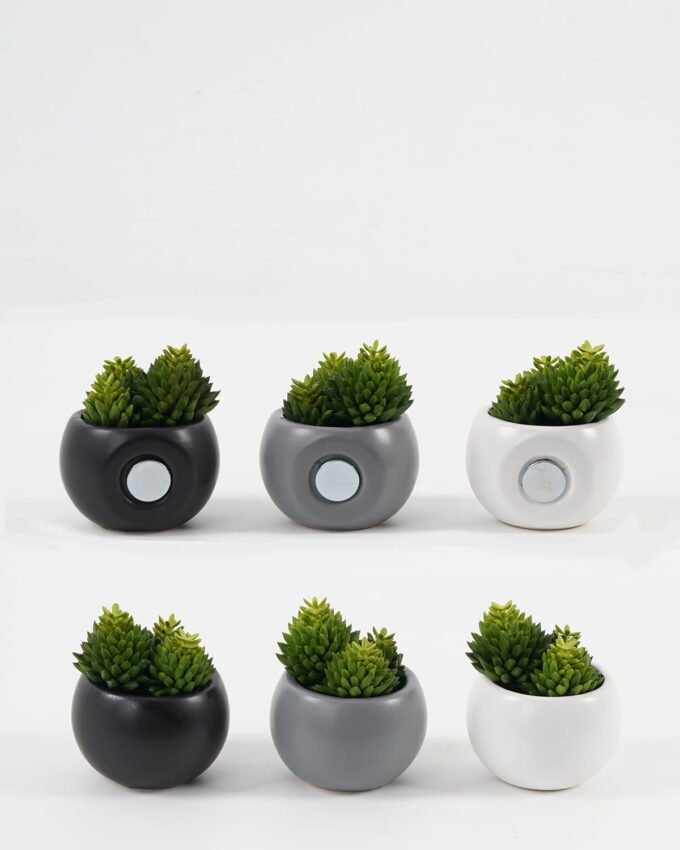 Artificial succulent 6*6*7cm Succulent potted leaf GS-51723028-3JJA Succulent YeahFlower is one of Chinese leading OEM manufacturers and exporters , supplying the silk flowers, wholesale artificial trees