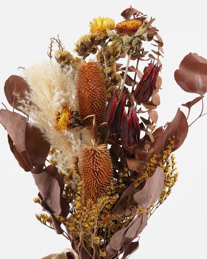 Dried Flowers 23*50cm Dried natural items bouquet with PP wrapped GS-56623127 Bouquet YeahFlower is one of Chinese leading OEM manufacturers and exporters , supplying the silk flowers, wholesale artificial trees