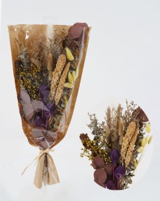 Dried Flowers 23*50cm Dried natural items bouquet with PP wrapped GS-56623128 Bouquet YeahFlower is one of Chinese leading OEM manufacturers and exporters , supplying the silk flowers, wholesale artificial trees