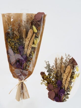 Dried Flowers 23*50cm Dried natural items bouquet with PP wrapped GS-56623129 Bouquet 3,000+ sqm showroom with thousands of artificial flowers, plants & trees ready for global sourcing.