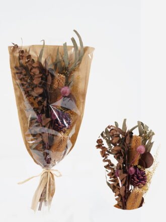 Dried Flowers 23*50cm Dried natural items bouquet with PP wrapped GS-56623130 Bouquet 3,000+ sqm showroom with thousands of artificial flowers, plants & trees ready for global sourcing.