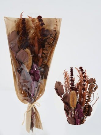 Dried Flowers 23*50cm Dried natural items bouquet with PP wrapped GS-56623131 Bouquet 3,000+ sqm showroom with thousands of artificial flowers, plants & trees ready for global sourcing.