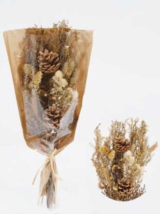 Dried Flowers 23*50cm Dried natural items bouquet with PP wrapped GS-56623134 Bouquet 3,000+ sqm showroom with thousands of artificial flowers, plants & trees ready for global sourcing.