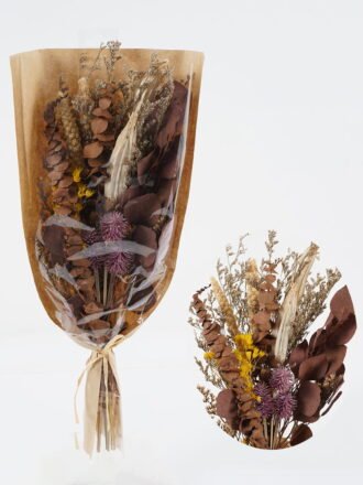 Dried Flowers 23*50cm Dried natural items bouquet with PP wrapped GS-56623135 Bouquet 3,000+ sqm showroom with thousands of artificial flowers, plants & trees ready for global sourcing.