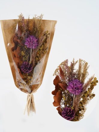 Dried Flowers 23*50cm Dried natural items bouquet with PP wrapped GS-56623143 Bouquet 3,000+ sqm showroom with thousands of artificial flowers, plants & trees ready for global sourcing.