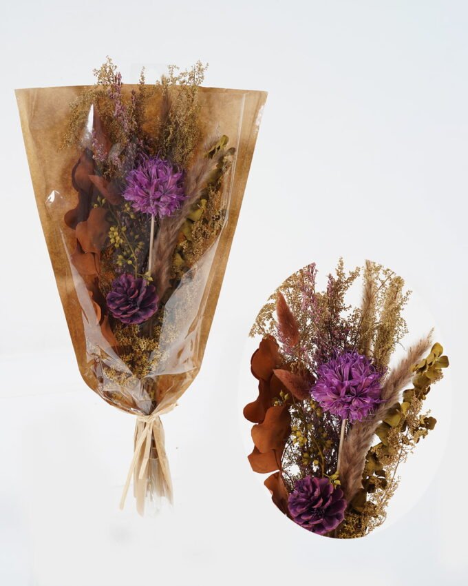 Dried Flowers 23*50cm Dried natural items bouquet with PP wrapped GS-56623142 Bouquet YeahFlower is one of Chinese leading OEM manufacturers and exporters , supplying the silk flowers, wholesale artificial trees