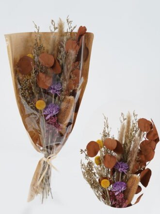 Dried Flowers 23*50cm Dried natural items bouquet with PP wrapped GS-56623142 Bouquet 3,000+ sqm showroom with thousands of artificial flowers, plants & trees ready for global sourcing.