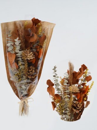 Dried Flowers 23*50cm Dried natural items bouquet with PP wrapped GS-56623143 Bouquet 3,000+ sqm showroom with thousands of artificial flowers, plants & trees ready for global sourcing.