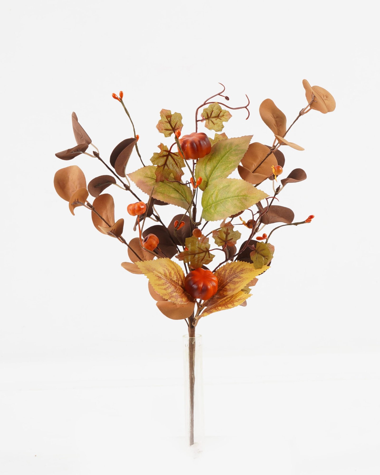 Artificial Plant 20*20*40cm Pumpkin *3 bush GS-71423002 Leaves&Sprays&Foliages YeahFlower is one of Chinese leading OEM manufacturers and exporters , supplying the silk flowers, wholesale artificial trees