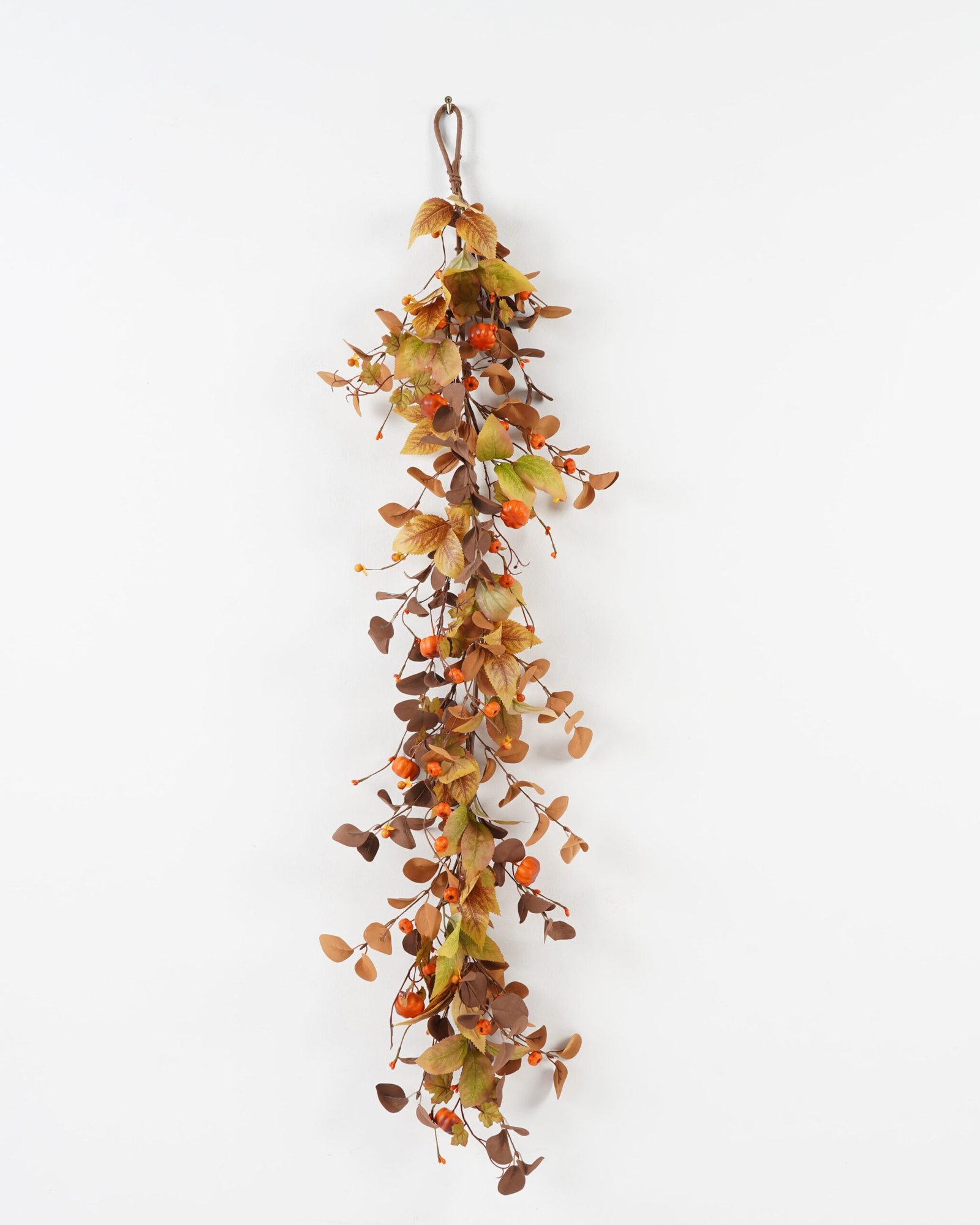 Artificial Plant 23*126cm Pumpkin hanging GS-71423005 Leaves&Sprays&Foliages YeahFlower is one of Chinese leading OEM manufacturers and exporters , supplying the silk flowers, wholesale artificial trees