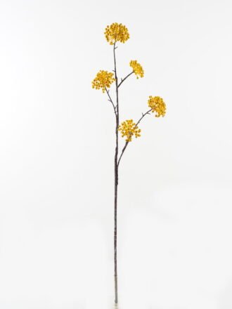 Artificial Branch fruit 22*120cm Fruit *5 single stem GS-57723021 Single Flowers 3,000+ sqm showroom with thousands of artificial flowers, plants & trees ready for global sourcing.