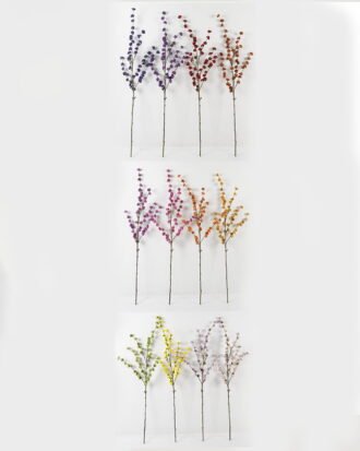 Artificial Branch fruit 26*26*130cm Fruit spray *5 single stem GS-57723011 2024Feb YeahFlower is one of Chinese leading OEM manufacturers and exporters , supplying the silk flowers, wholesale artificial trees