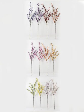 Artificial Branch fruit 25*49cm Berry Spray*3 GS-57723010-Z1 Single Flowers 3,000+ sqm showroom with thousands of artificial flowers, plants & trees ready for global sourcing.