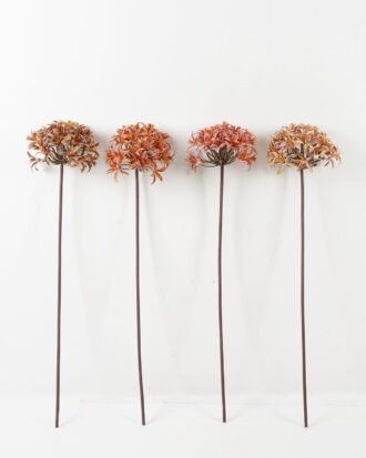 Artificial Flower 19*19*80cm Agapanthus single stem GS-15423050CONTI 2024Feb YeahFlower is one of Chinese leading OEM manufacturers and exporters , supplying the silk flowers, wholesale artificial trees