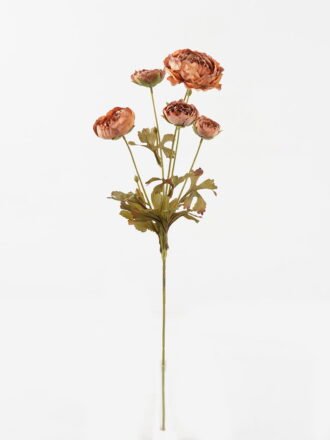 Artificial Flower 13*13*62cm Autumn Ranunculus *5 singel stem GS-58823030 Single Flowers 3,000+ sqm showroom with thousands of artificial flowers, plants & trees ready for global sourcing.