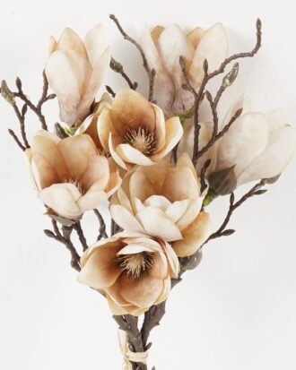 Artificial Flower 26*26*50cm Autumn mangnolia *3 bundle GS-58823032-W1 2024Feb YeahFlower is one of Chinese leading OEM manufacturers and exporters , supplying the silk flowers, wholesale artificial trees