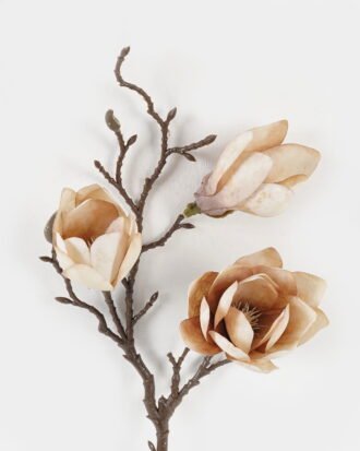 Artificial Flower 28*28*50cm Autumn mangnolia *3 single stem GS-58823031-W1 2024Feb YeahFlower is one of Chinese leading OEM manufacturers and exporters , supplying the silk flowers, wholesale artificial trees