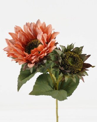 Artificial Flower 18*18*56cm Autumn sunflower *2 single stem GS-58823029-O1 2024Feb YeahFlower is one of Chinese leading OEM manufacturers and exporters , supplying the silk flowers, wholesale artificial trees