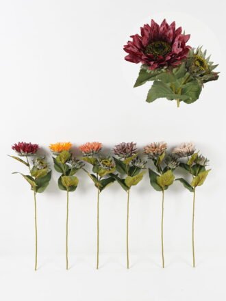 Artificial Branch fruit 22*120cm Fruit *5 single stem GS-57723021-Y1 Single Flowers 3,000+ sqm showroom with thousands of artificial flowers, plants & trees ready for global sourcing.