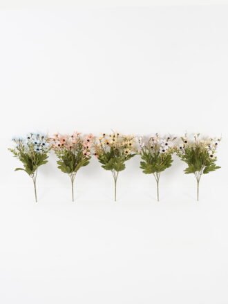 Artificial Flower 20*20*33cm Calendula *5 bush GS-16823102-W1 Flowers Bush 3,000+ sqm showroom with thousands of artificial flowers, plants & trees ready for global sourcing.