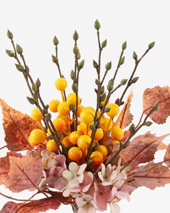 Artificial Flower 23*23*32cm Christmas fruit bush GS-27923071-Y1 2024Jan YeahFlower is one of Chinese leading OEM manufacturers and exporters , supplying the silk flowers, wholesale artificial trees