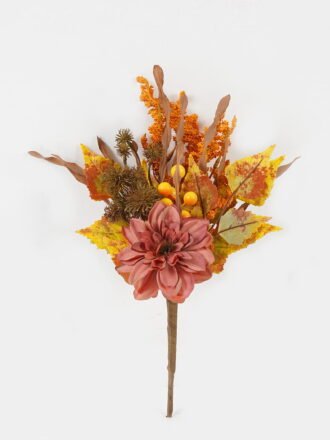 Artificial Flower 25*25*37cm Dahlia bush GS-27923073-R1 Flowers Bush 3,000+ sqm showroom with thousands of artificial flowers, plants & trees ready for global sourcing.