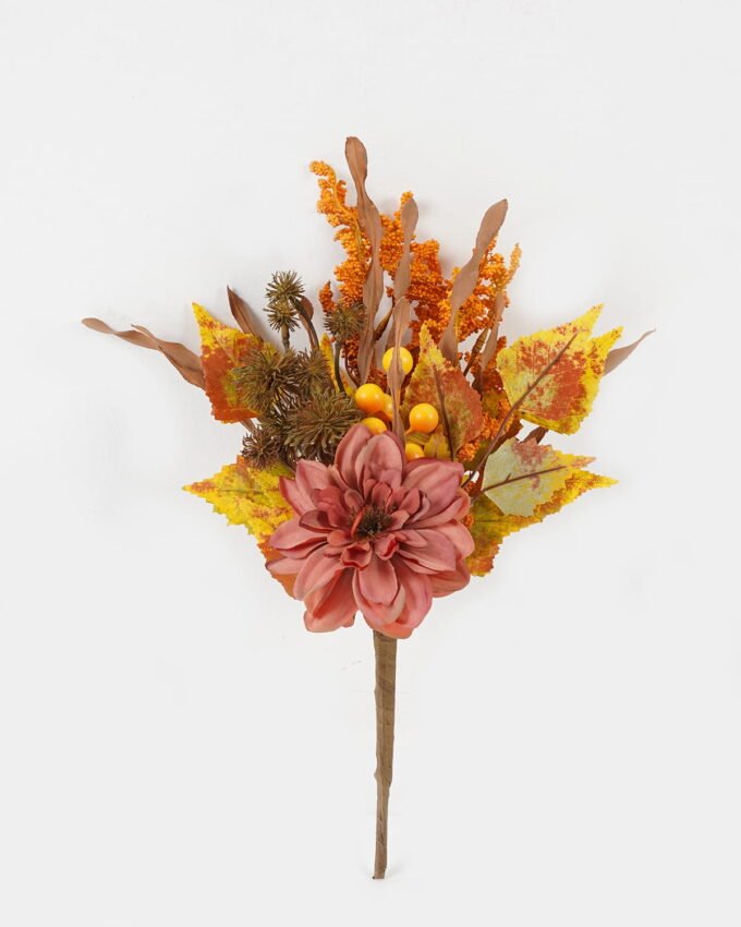 Artificial Flower 25*25*37cm Dahlia bush GS-27923073-Y1 2024Jan YeahFlower is one of Chinese leading OEM manufacturers and exporters , supplying the silk flowers, wholesale artificial trees