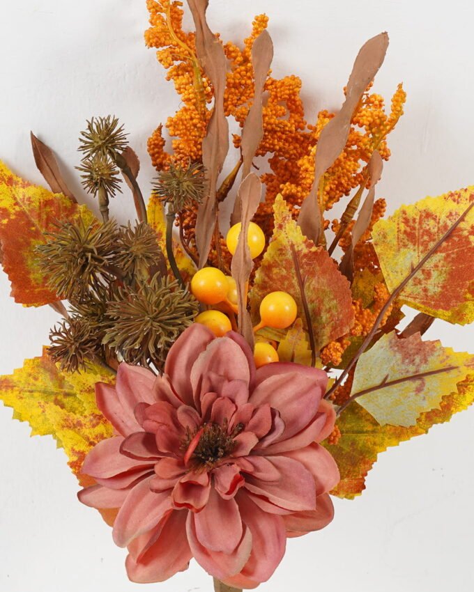 Artificial Flower 25*25*37cm Dahlia bush GS-27923073-Y1 2024Jan YeahFlower is one of Chinese leading OEM manufacturers and exporters , supplying the silk flowers, wholesale artificial trees