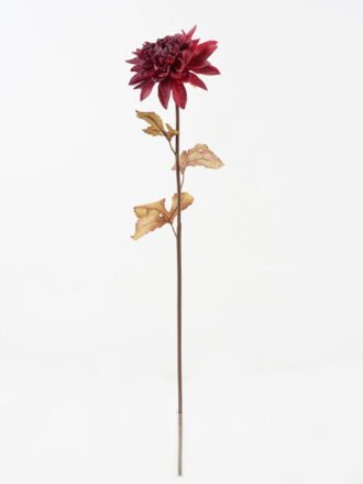 Artificial Flower 14*14*73cm Dahlia single stem(Burn the side) GS-128J23014-K1 Single Flowers 3,000+ sqm showroom with thousands of artificial flowers, plants & trees ready for global sourcing.