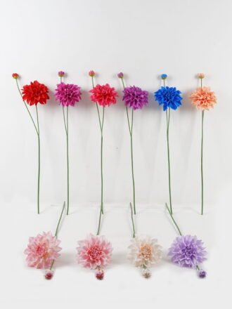 Artificial Flower 17*17*66cm Rose single stem GS-128J23004-W2 Single Flowers 3,000+ sqm showroom with thousands of artificial flowers, plants & trees ready for global sourcing.
