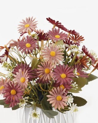 Artificial Flower 21*21*19cm Daisy in Cement pot GS-03323166-R1 2024Jan YeahFlower is one of Chinese leading OEM manufacturers and exporters , supplying the silk flowers, wholesale artificial trees