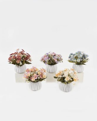 Artificial Flower 21*21*19cm Daisy in Cement pot GS-03323166 2024Jan YeahFlower is one of Chinese leading OEM manufacturers and exporters , supplying the silk flowers, wholesale artificial trees