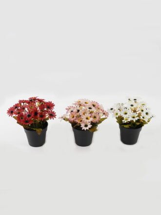 Artificial Flower 20*20*23cm Wild flower in Cement pot GS-03323164 2024Jan YeahFlower is one of Chinese leading OEM manufacturers and exporters , supplying the silk flowers, wholesale artificial trees