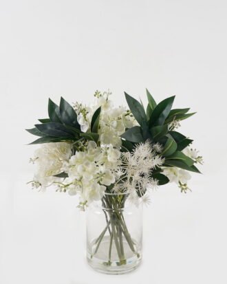 Artificial Flower 35*35*38cm Hydrangea *12 in Glass ware GS-52723009 2024Feb YeahFlower is one of Chinese leading OEM manufacturers and exporters , supplying the silk flowers, wholesale artificial trees