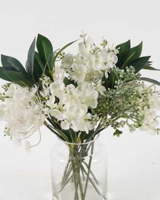 Artificial Flower 35*35*38cm Hydrangea *12 in Glass ware GS-52723009 2024Feb YeahFlower is one of Chinese leading OEM manufacturers and exporters , supplying the silk flowers, wholesale artificial trees