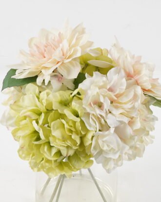 Artificial Flower 26*26*36cm Hydrangea *6 in Glass ware GS-52723006 2024Feb YeahFlower is one of Chinese leading OEM manufacturers and exporters , supplying the silk flowers, wholesale artificial trees