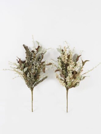Artificial Flower 22*13*50cm Leaf bush GS-71423018-W1 Flowers Bush 3,000+ sqm showroom with thousands of artificial flowers, plants & trees ready for global sourcing.