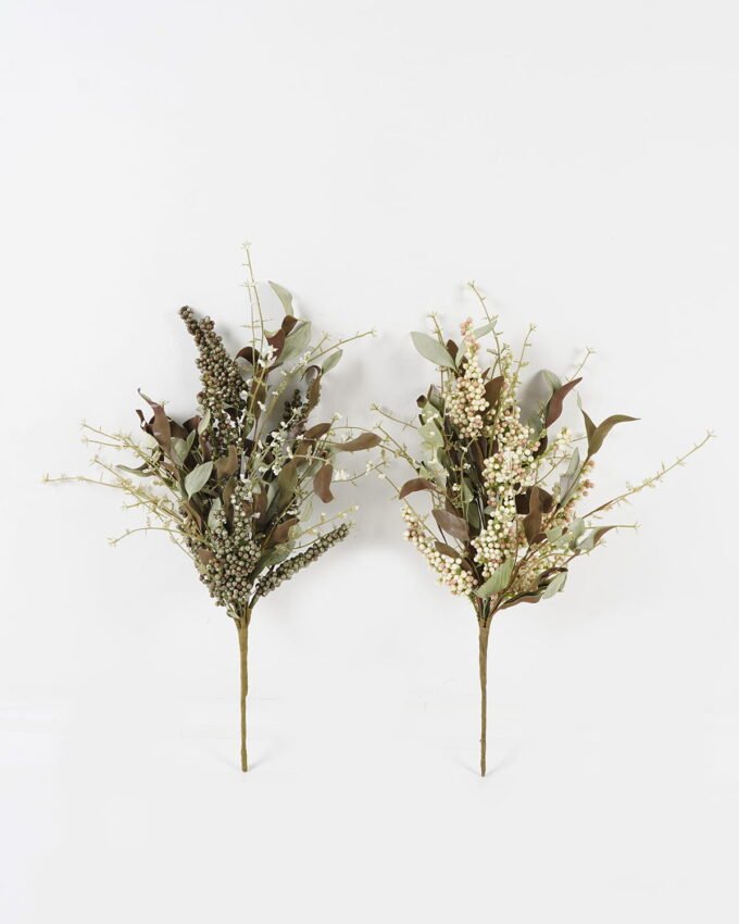 Artificial Flower 22*13*50cm Leaf bush GS-71423018 Flowers Bush 3,000+ sqm showroom with thousands of artificial flowers, plants & trees ready for global sourcing.