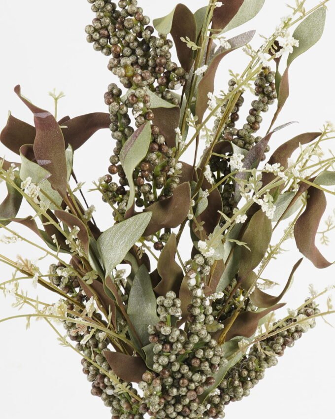 Artificial Flower 22*13*50cm Leaf bush GS-71423018 Flowers Bush 3,000+ sqm showroom with thousands of artificial flowers, plants & trees ready for global sourcing.