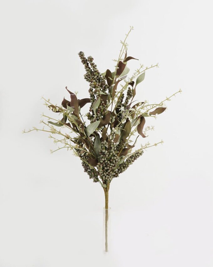 Artificial Flower 22*13*50cm Leaf bush GS-71423018 Flowers Bush 3,000+ sqm showroom with thousands of artificial flowers, plants & trees ready for global sourcing.
