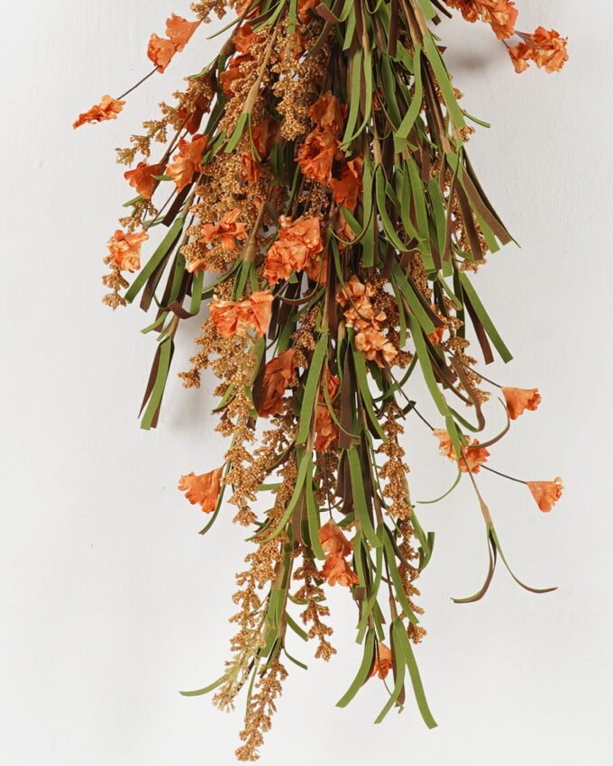 Artificial Flower 30*58cm Leaf hanging GS-71423020 Flowers Bush 3,000+ sqm showroom with thousands of artificial flowers, plants & trees ready for global sourcing.
