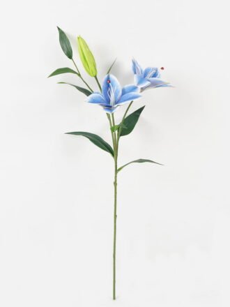 Artificial Flower 29*29*75cm Lily  *3 single stem/8 lvs GS-64923028 Single Flowers 3,000+ sqm showroom with thousands of artificial flowers, plants & trees ready for global sourcing.