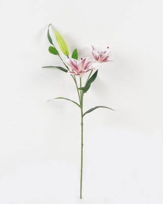 Artificial Flower 29*29*75cm Lily  *3 single stem/8 lvs GS-64923028-W1 2024Jan YeahFlower is one of Chinese leading OEM manufacturers and exporters , supplying the silk flowers, wholesale artificial trees