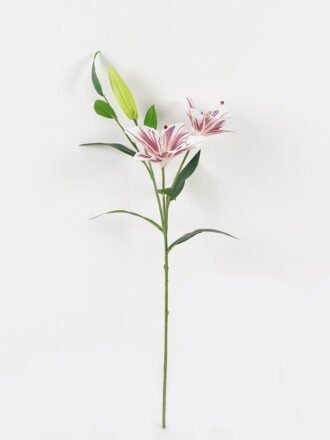 Artificial Flower 28*28*88cm Lily *5 single stem/10 lvs GS-64923029 Single Flowers 3,000+ sqm showroom with thousands of artificial flowers, plants & trees ready for global sourcing.