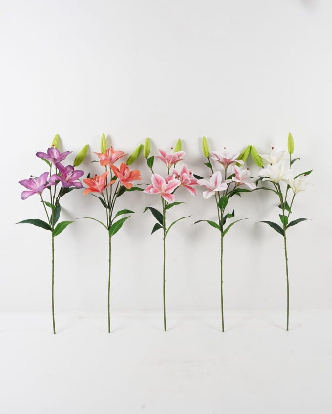 Artificial Flower 28*28*88cm Lily *5 single stem/10 lvs GS-64923029 2024Jan YeahFlower is one of Chinese leading OEM manufacturers and exporters , supplying the silk flowers, wholesale artificial trees